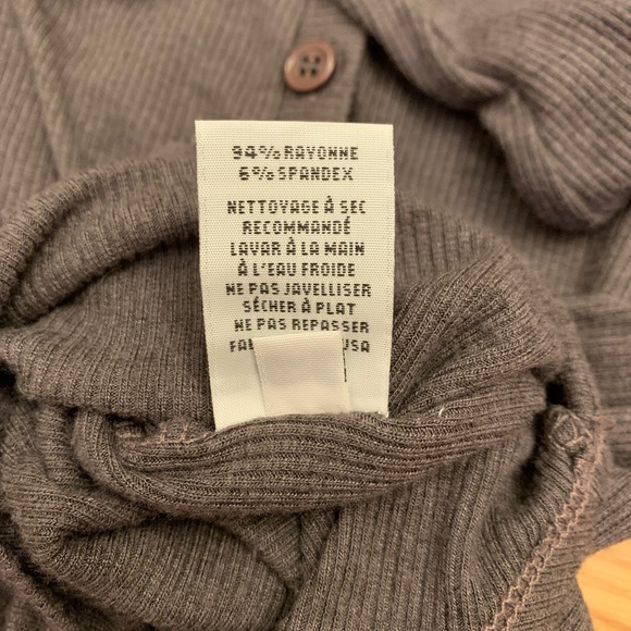 COPY - BNWOT Michael Lauren Kobe Top Charcoal Rib - Picture 10 of 10